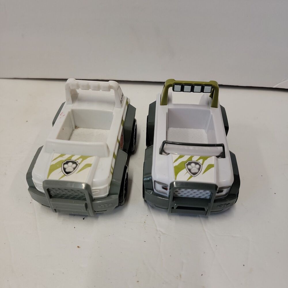 Paw Patrol Tracker Pup Figure & Jungle Cruiser / Jeep Set Of 2 Truck